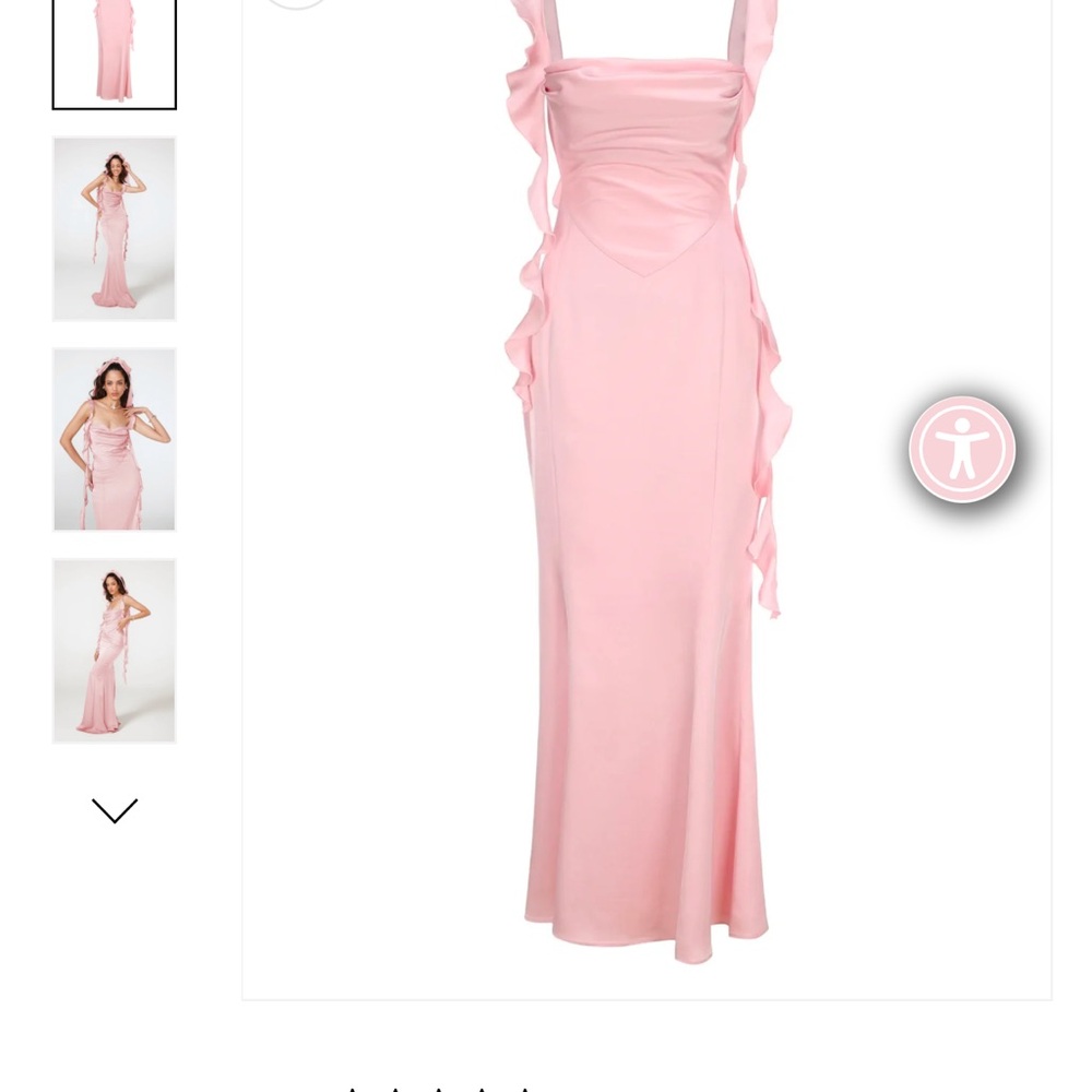 Nana Jacqueline pink maxi dress